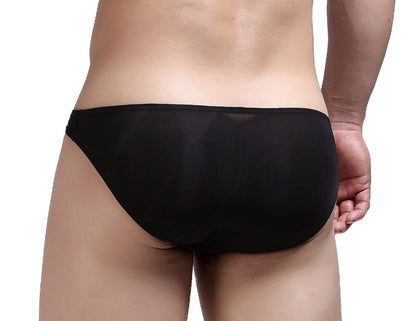 セクシーランジェリー 下着 男性用 ローライズアイスシルクブリーフ s4_C081
