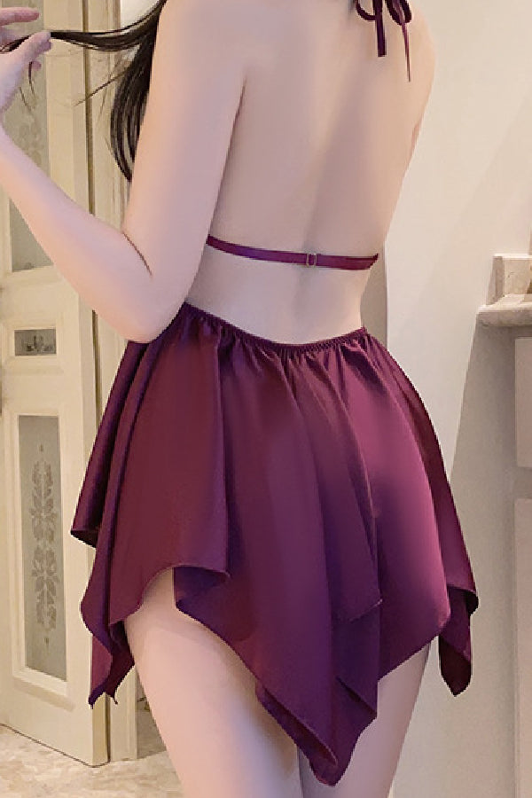 セクシーランジェリー 下着 女性用   ホルターネックルームウェア  s3_P3945