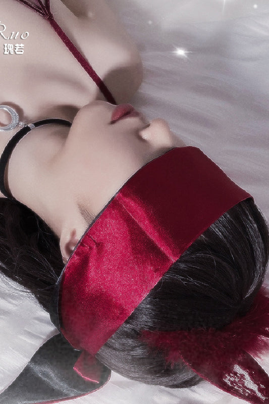 女性用セクシー アクセサリー セクシー小物 黒×赤リボンアイマスク s3_p16