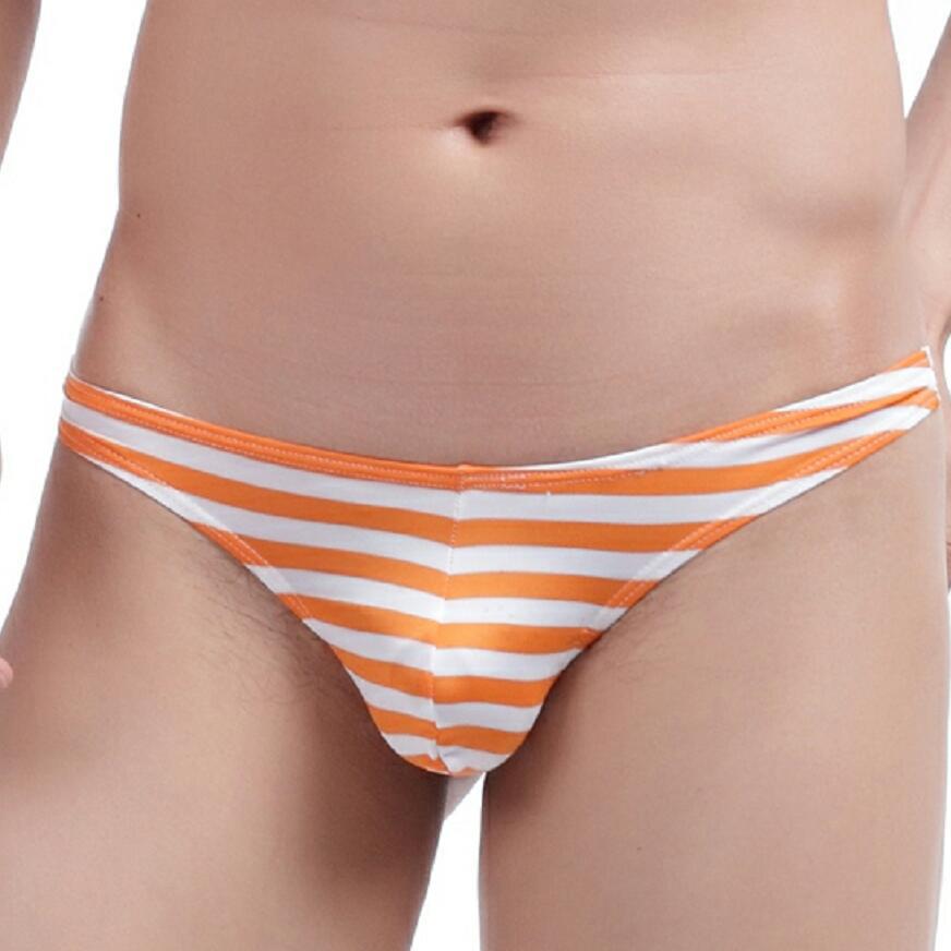 セクシーランジェリー 下着 男性用 ストライプ ローライズTバック s4_A011