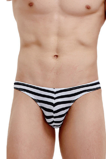 セクシーランジェリー 下着 男性用 ローライズストライプブリーフ s4_C010