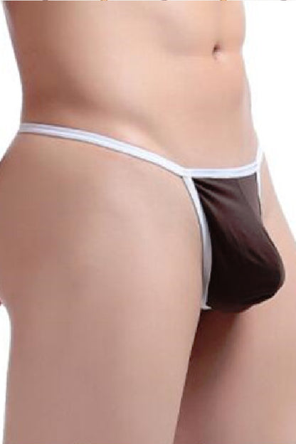 セクシーランジェリー 下着 男性用 コットン素材 ローライズTバックショーツ s4_C045