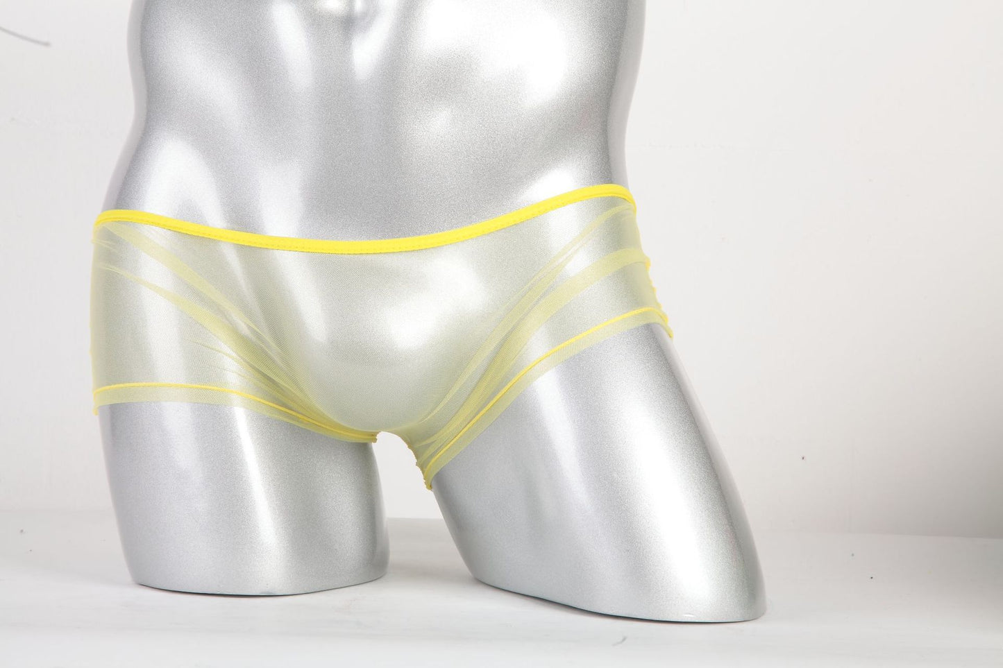 セクシーランジェリー 下着 男性用 透け感 ネット素材 ローライズボクサーパンツ s4_C092