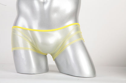 セクシーランジェリー 下着 男性用 透け感 ネット素材 ローライズボクサーパンツ s4_C092