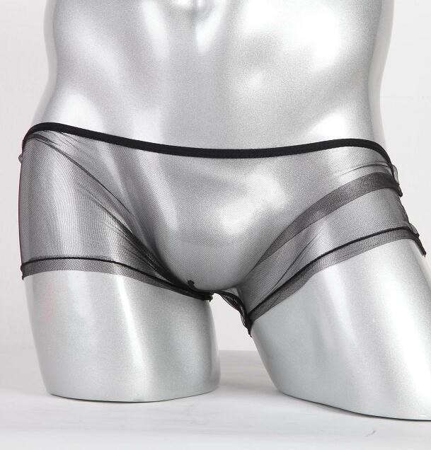 セクシーランジェリー 下着 男性用 透け感 ネット素材 ローライズボクサーパンツ s4_C092