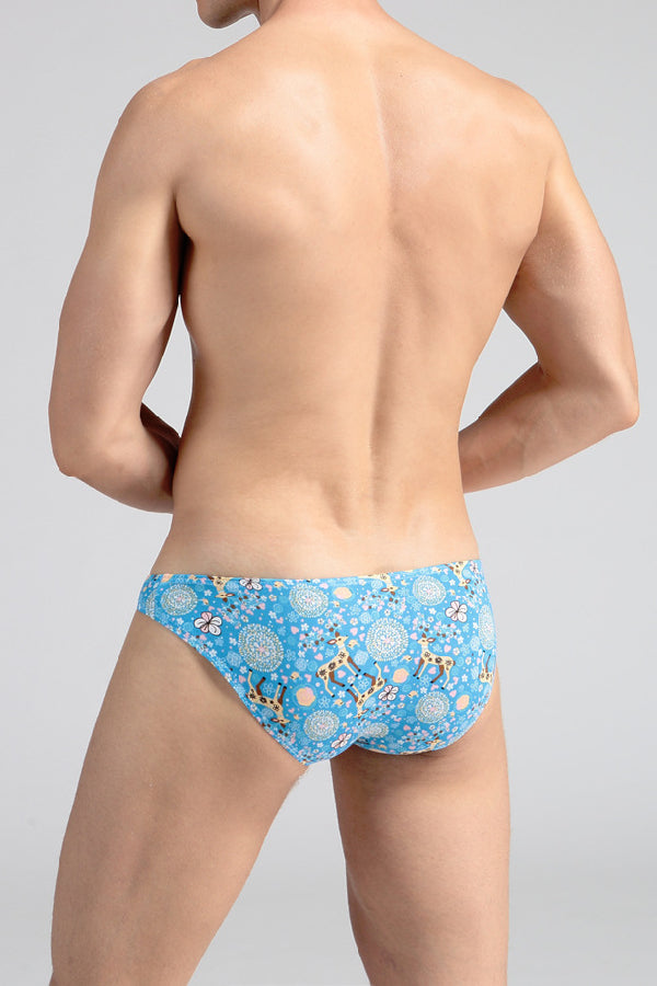 セクシーランジェリー 下着 男性用 ライクラコットン素材 メンズ ローライズブリーフ s4_E016