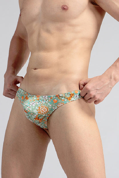 セクシーランジェリー 下着 男性用 ライクラコットン素材 メンズ Tバックショーツ s4_E017