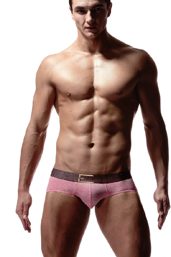 セクシーランジェリー 下着 男性用 メンズ ベルト風ローライズボクサーパンツ（バックヨーク）s4_E021