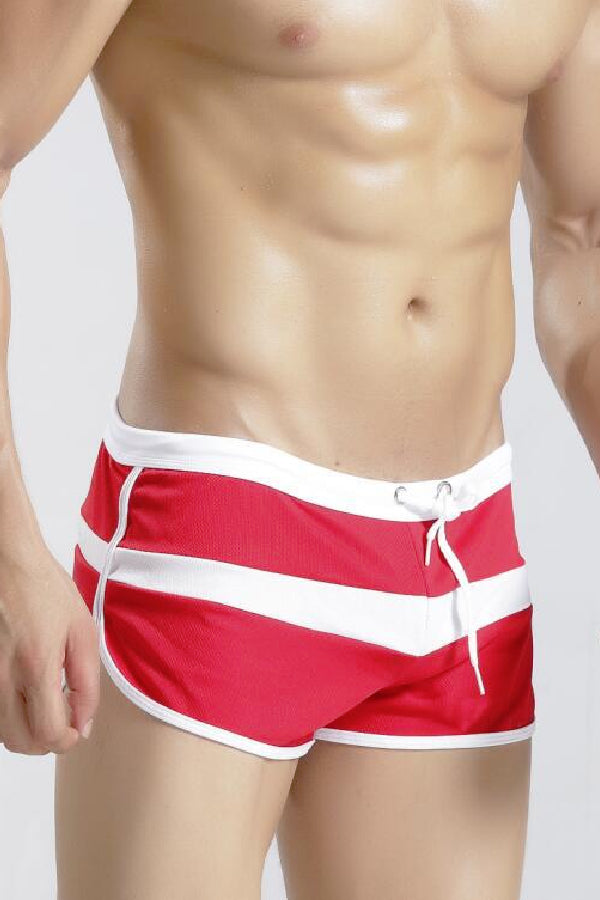 セクシーランジェリー 下着 男性用 メンズ ドローストリング付きショートパンツ s4_E039