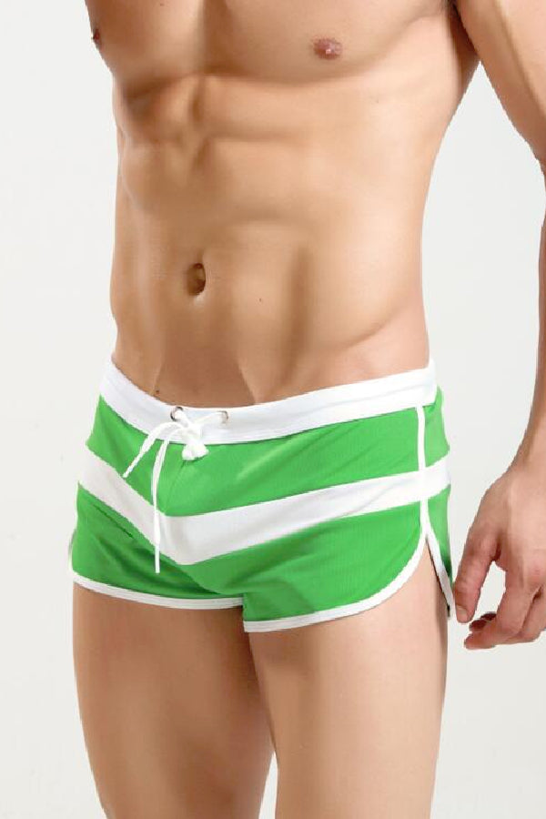 セクシーランジェリー 下着 男性用 メンズ ドローストリング付きショートパンツ s4_E039