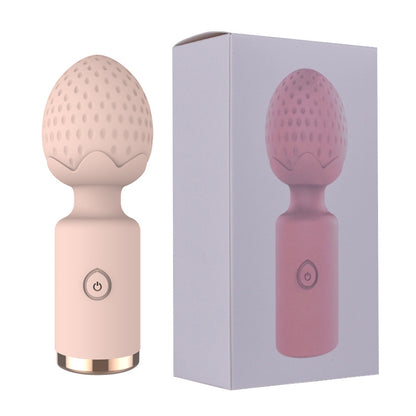 女性用 アダルトグッズ セルフプレジャー いちご型 コンパクト バイブ マッサージャー sTY3_GM-AV111