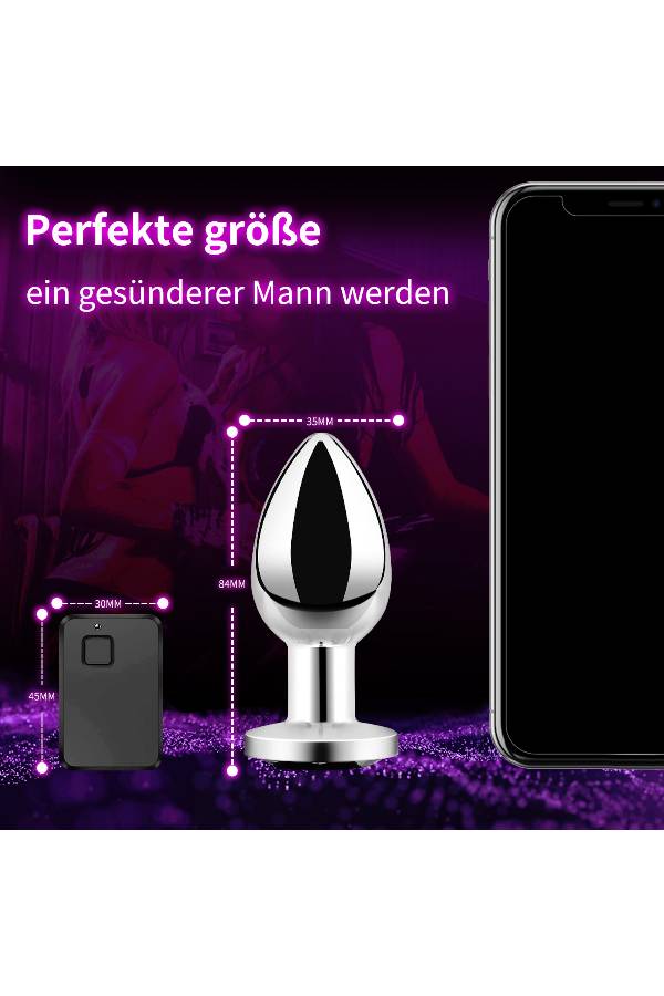 男女共用 ユニセックス アダルトグッズ セルフプレジャー アナルプラグ 遠隔操作 sTY3_GM-HT019