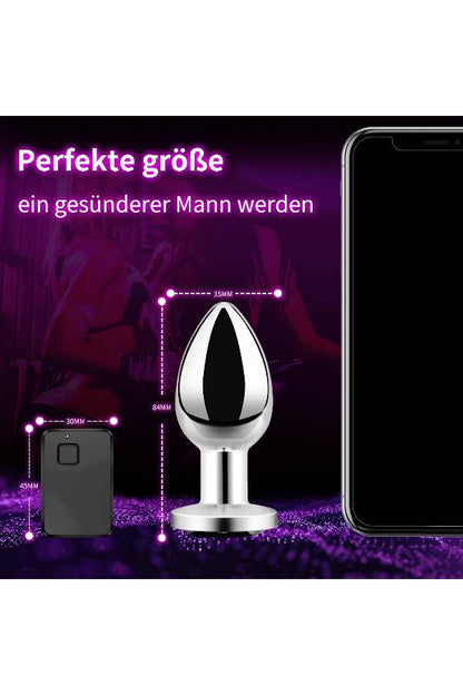 男女共用 ユニセックス アダルトグッズ セルフプレジャー アナルプラグ 遠隔操作 sTY3_GM-HT019