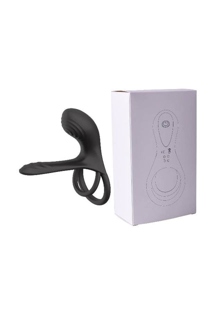 男性用 アダルトグッズ 2連リング ワイヤレスリモコン対応 ペニスリング  sTY3_GM-SJH019