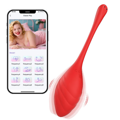 女性用 アダルトグッズ セルフプレジャー Bluetooth スマホ遠隔操作 9種振動 sTY3_GM-TD047