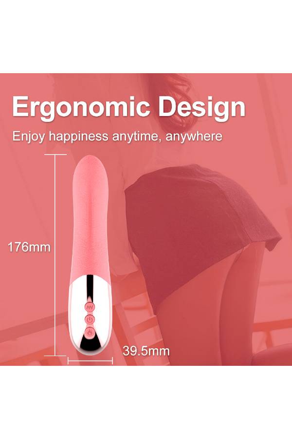 女性用 アダルトグッズ セルフプレジャー スティック ベロ型ヘッド バイブ sTY3_GM-ZDB075