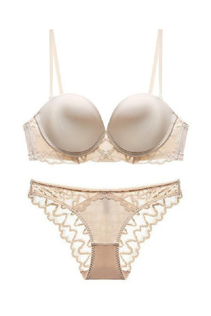 セクシーランジェリー 下着 女性用 シンプル レース ランジェリーセット sUW3_088