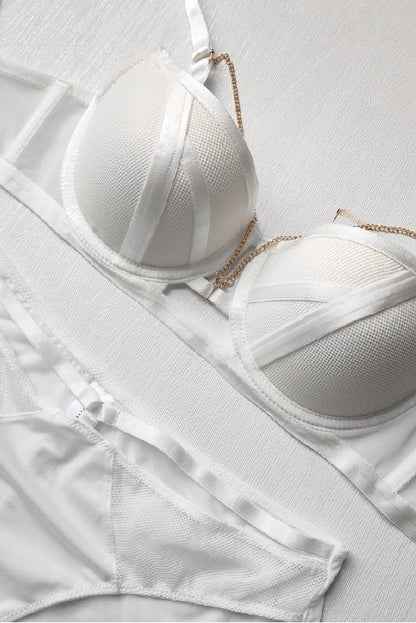 セクシーランジェリー 下着 女性用 チェーン  ランジェリーセット sUW3_8002