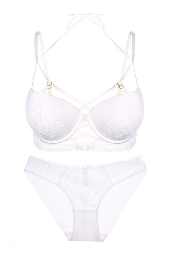 セクシーランジェリー 下着 女性用 クロスストラップ ランジェリーセット sUW3_92211