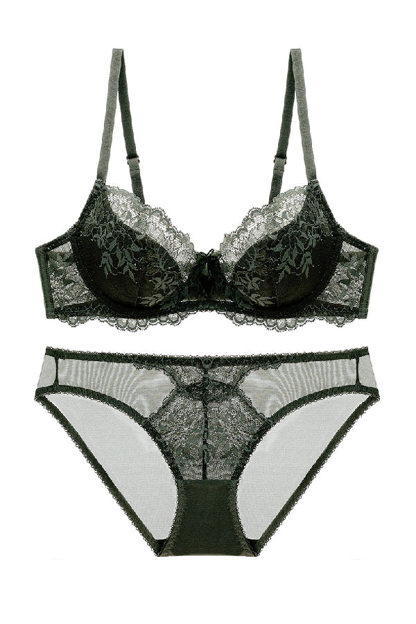 セクシーランジェリー 下着 女性用 フラワーレース ランジェリーセット sUW3_9256