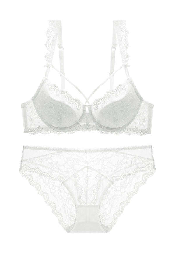 セクシーランジェリー 下着 女性用 クロスストラップ ランジェリーセット sUW3_9271