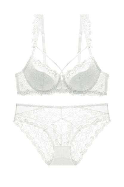 セクシーランジェリー 下着 女性用 クロスストラップ ランジェリーセット sUW3_9271