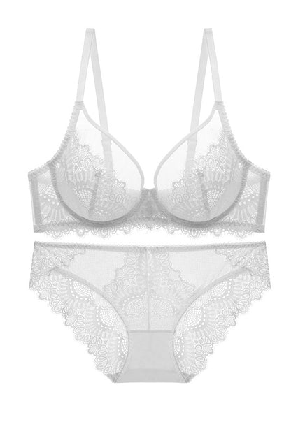 セクシーランジェリー 下着 女性用 フラワーレース ランジェリーセット sUW3_9272