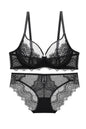 セクシーランジェリー 下着 女性用 フラワーレース ランジェリーセット sUW3_9272