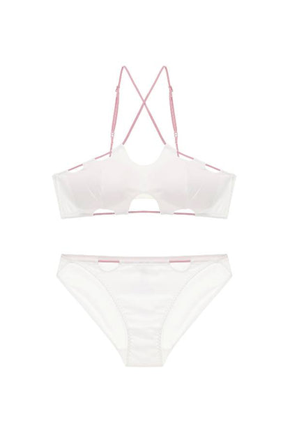 セクシーランジェリー 下着 女性用 クロスストラップ  ランジェリーセット sUW3_P037