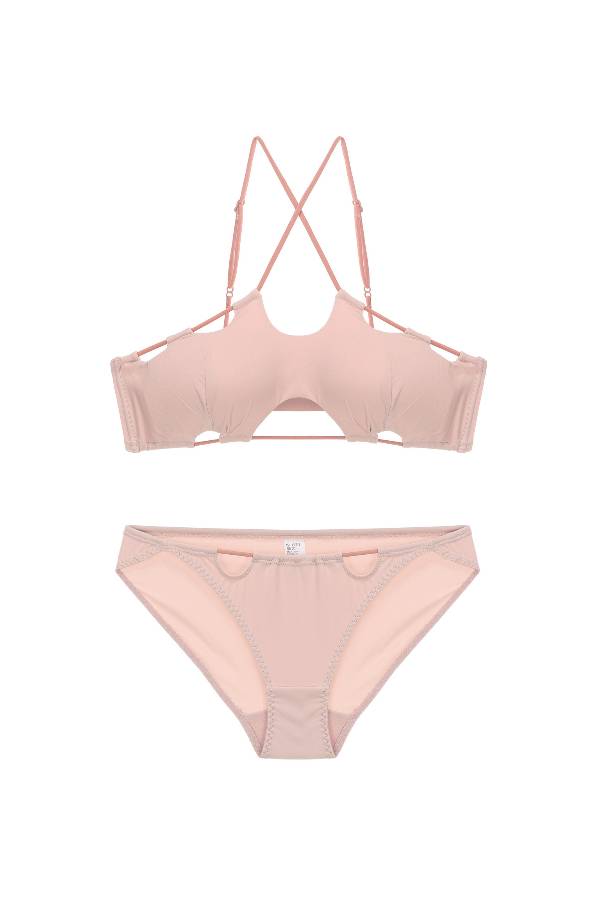 セクシーランジェリー 下着 女性用 クロスストラップ  ランジェリーセット sUW3_P037