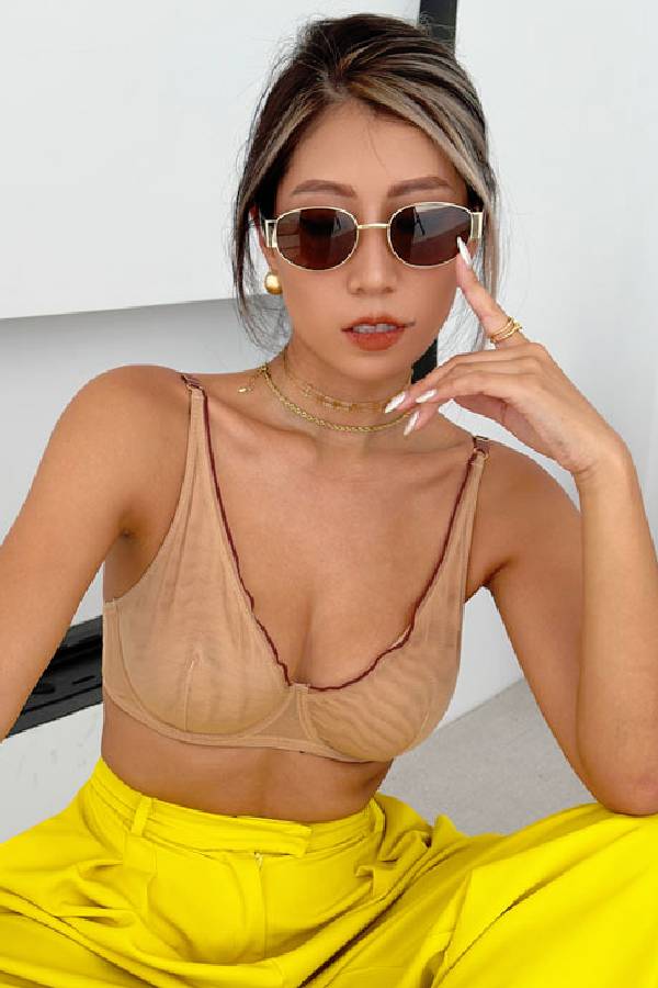 セクシーランジェリー 下着 女性用 シアーメッシュ素材 ランジェリーセット sUW3_T817
