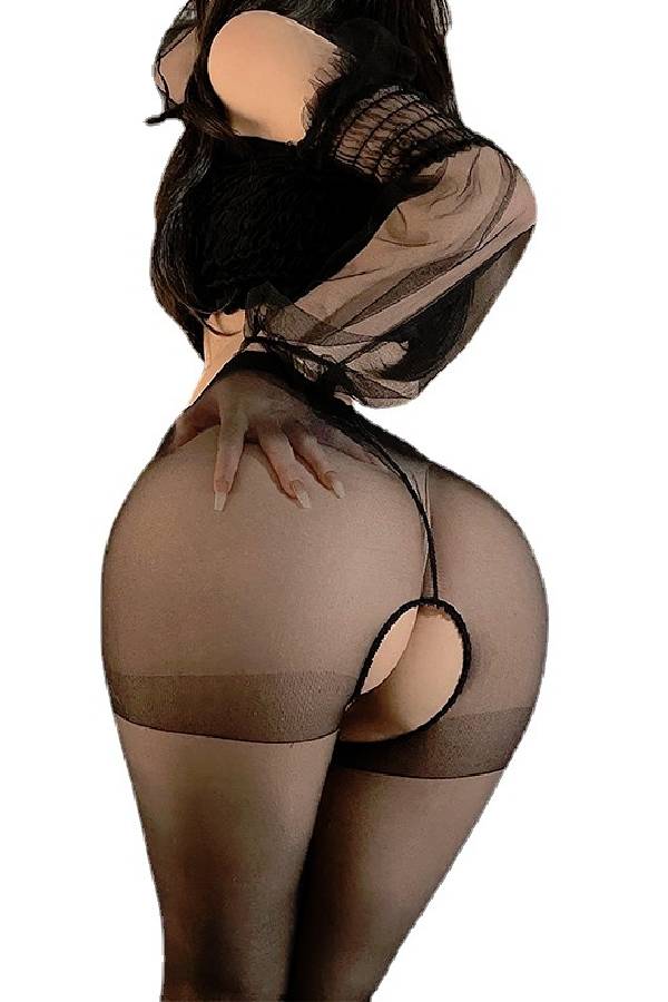 女性用セクシー オープンクロッチパンティストッキング sUW7_ZQ5003