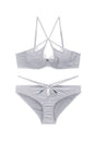 セクシーランジェリー 下着 女性用  クロスストラップ  ランジェリーセット sUW3_9290