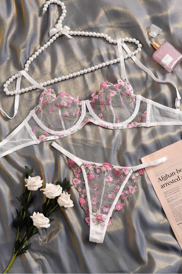 セクシーランジェリー 下着 女性用 レース  透け感 ランジェリーセット sUW4_GH21232